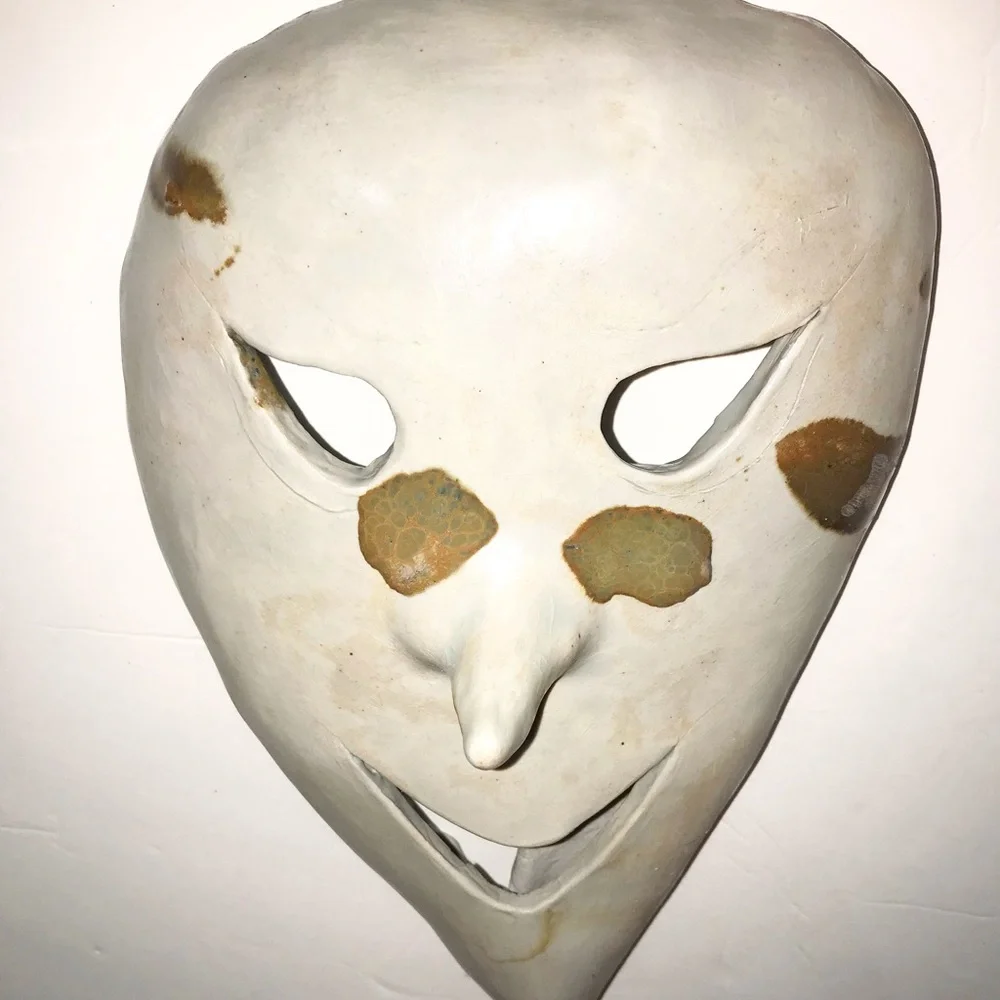 Handcrafted Ceramic Mask Wall Art strange unique decor